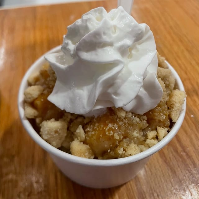 Peach Cobbler.