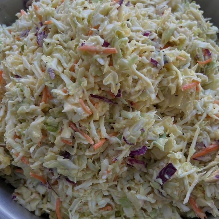 Savor Our Homemade Coleslaw