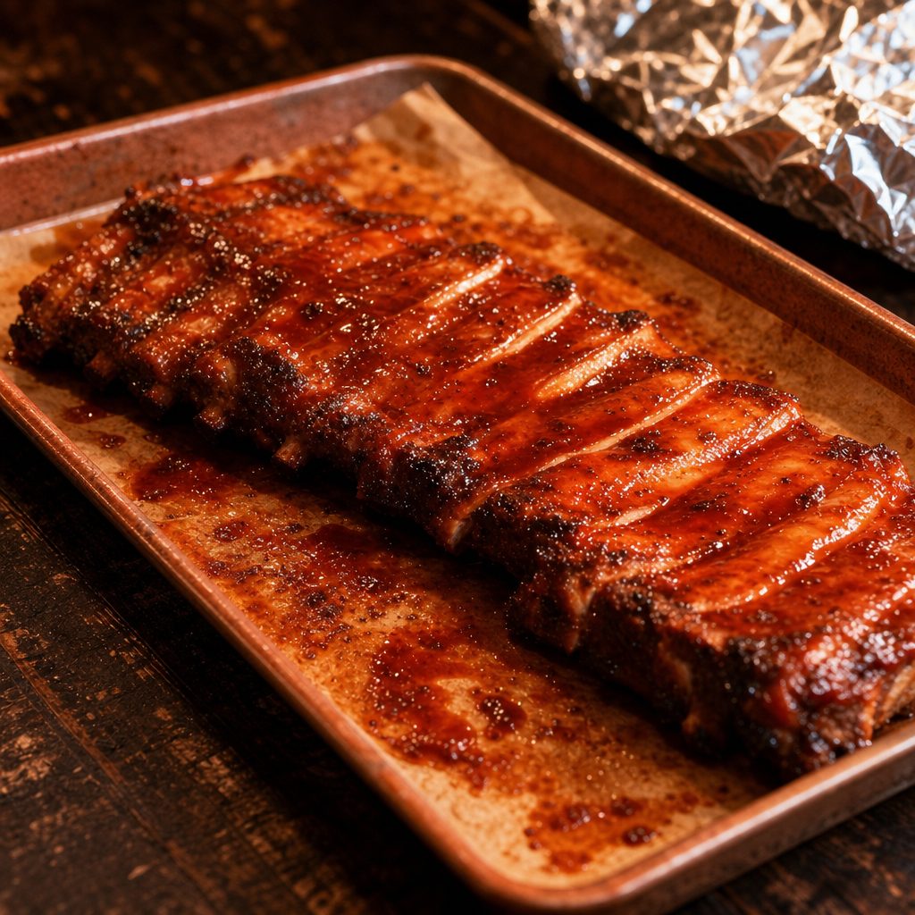 Full Rack St. Louis Rib Plate.
