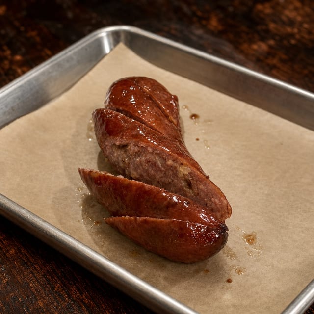 Jalapeno cheddar sausage1/4 Pound.