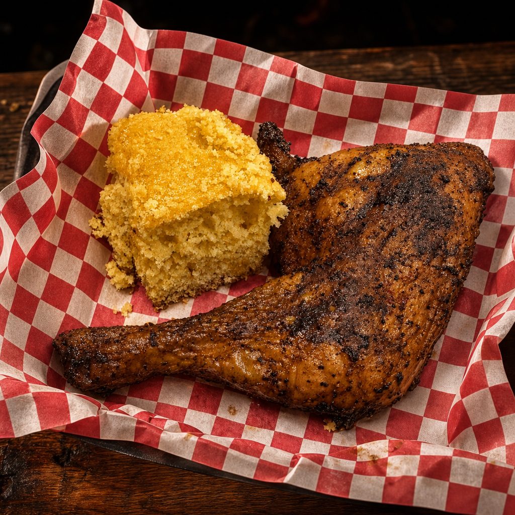 Chicken leg quarter.