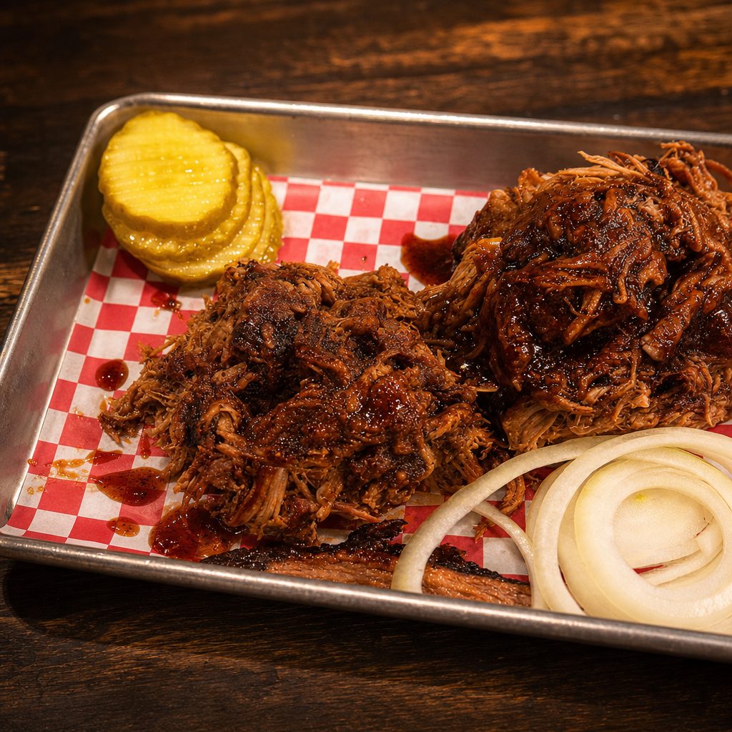 Pulled pork 1/4 Pound.
